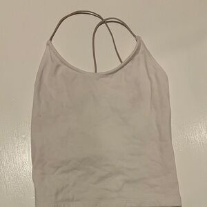 American Eagle Outfitters white double-strap tank